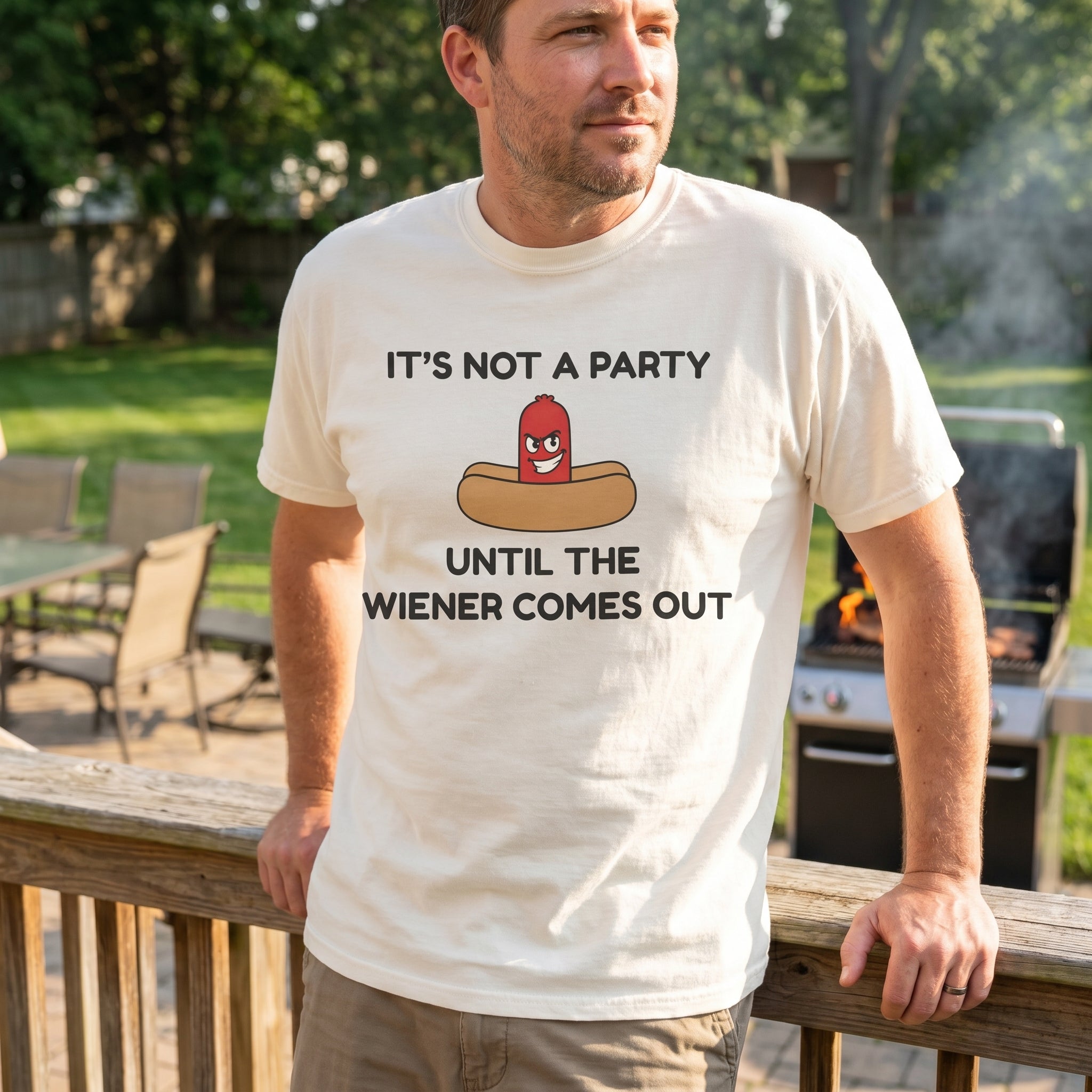 Until The Wiener Comes Out Tee Shirt